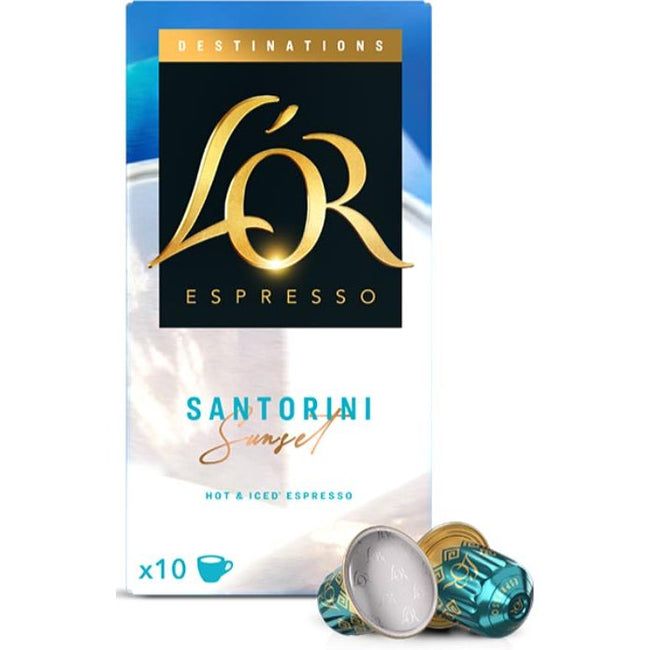 Douwe Egberts -  L'Or Destinations koffiecapsules, Santorini, pak van 10 stuks