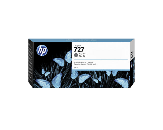 Tintenpatrone F9J80A 727 300 ml Grau