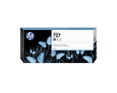 HP - Tintenpatrone f9j80a 727 grau
