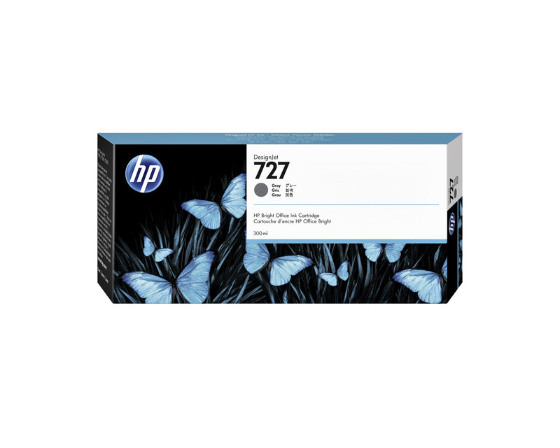 HP - Tintenpatrone f9j80a 727 grau