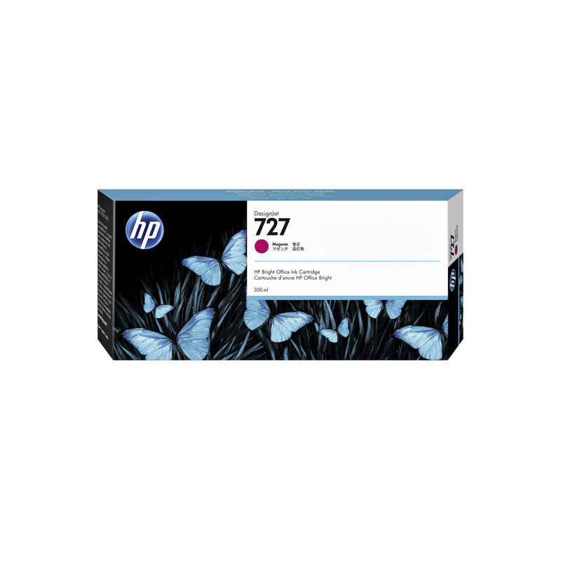 HP - Tintenpatrone f9j77a 727 rot