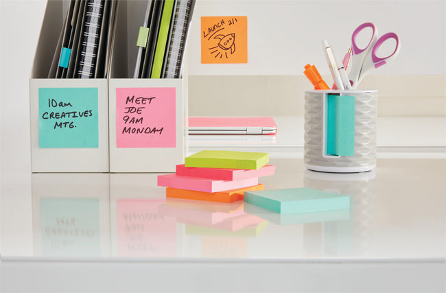 Post-it -  Memoblok 3m  654 76x76mm beachside colour | 12 stuks