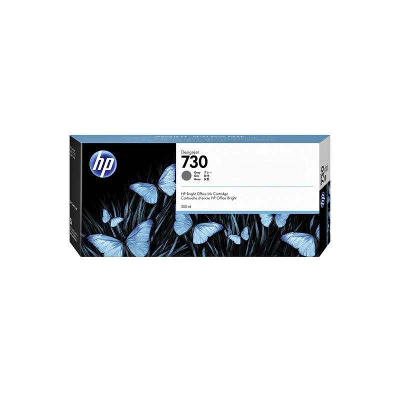 HP - Tintenpatrone p2v72a 730 300 ml grau