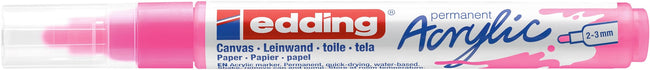 Edding -  Acrylmarker  e-5100 m neon roze | 10 stuks