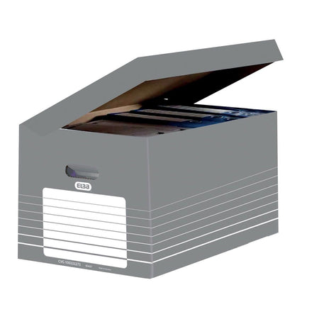 Elba – Archivcontainer, ft 34,5 x 45 x 28 cm, grau und weiß