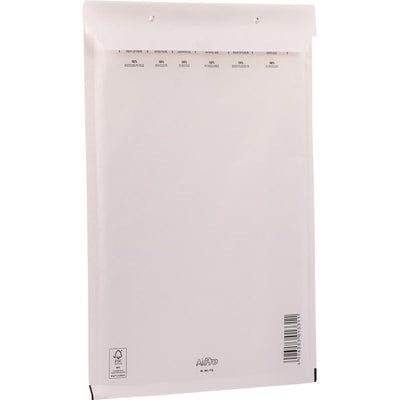 Airpro - Bong-Luftpolsterhüllen C16, ft 220 x 340 mm mit Streifenverschluss, weiß, 10 Stück