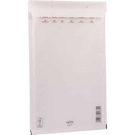 Airpro - Bong-Luftpolsterhüllen C16, ft 220 x 340 mm mit Streifenverschluss, weiß, 10 Stück