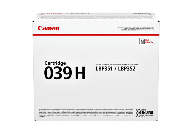 Tonercartridge Canon 039h 25k schwarz