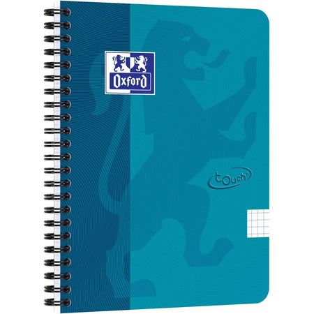 Oxford - Spiralblock Touch A5 Diamant 5mm 70 Blatt Aqua
