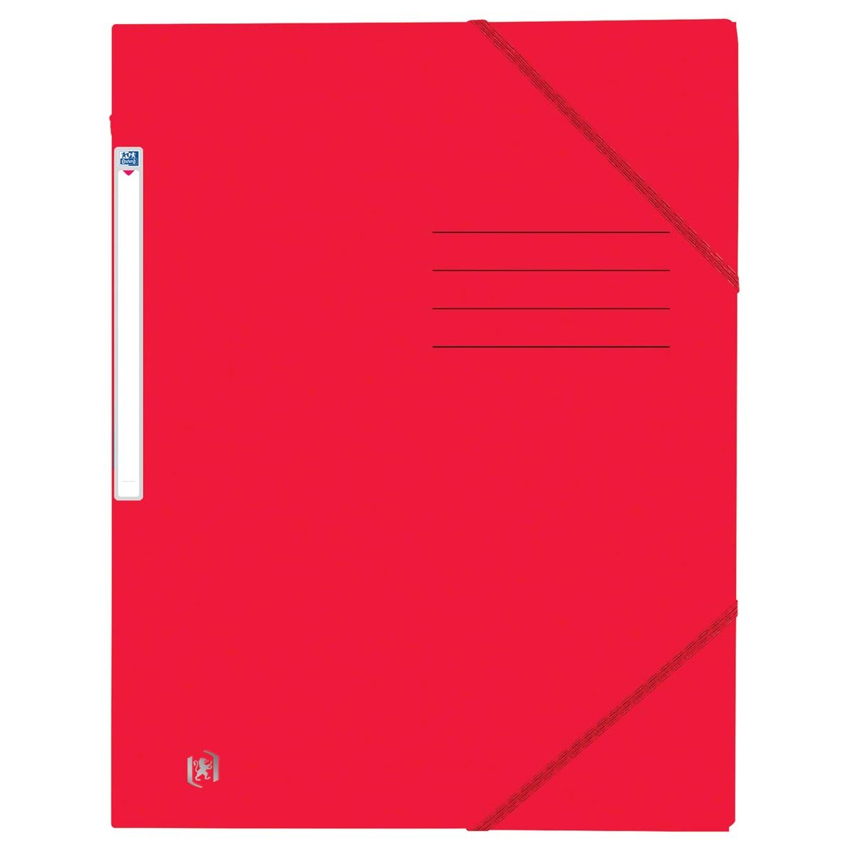 Oxford - Top File+ Elasto-Ordner aus Karton, ft A4, rot
