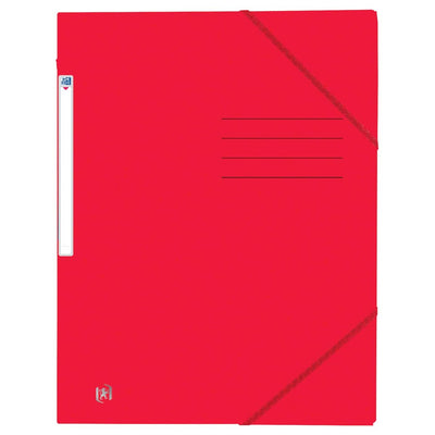 Oxford - Top File+ Elasto-Ordner aus Karton, ft A4, rot