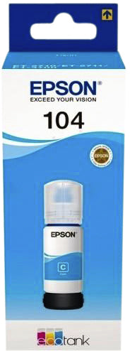 Epson - Nachfülltinte 104 T00P240 blau