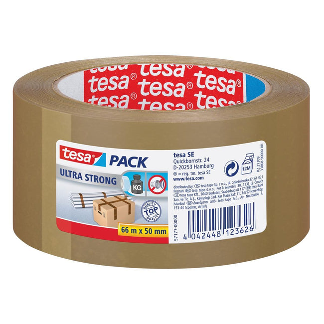 Tesa - Verpackungspaket® Ultra Strong 66mx50mm braun