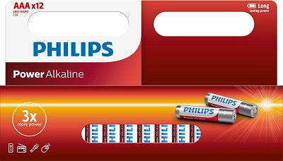 Klika -  Power Alkaline 12 x AAA batterij