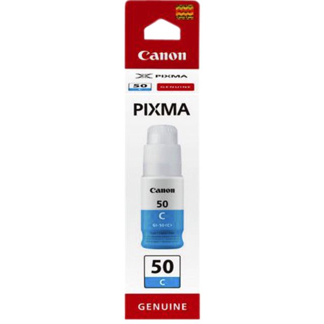 Flacon Navulkt Canon GI-50 Blau