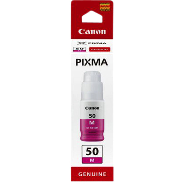 Flacon Navulkt Canon Gi-50 rot