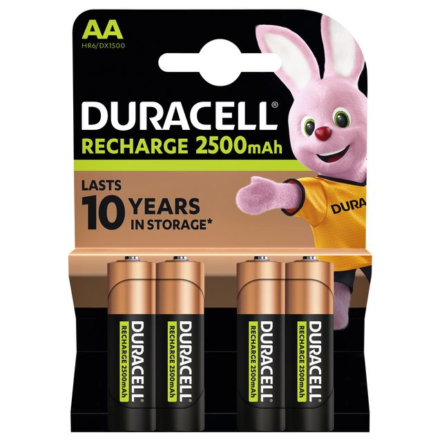 Duracell - Akku wiederaufladbar 4xAA 2500mAh Ultra