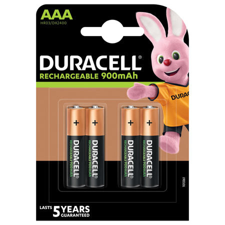 Duracell - Akku wiederaufladbar 4xAAA 900mAh Ultra