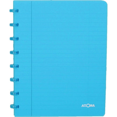 Atoma - Notizbuch A5 Diamant 5x5mm 144 Seiten 90gr PP transparent sortiert