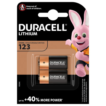 Duracell - Batterie 2xCR123 Hochleistungs-Lithium