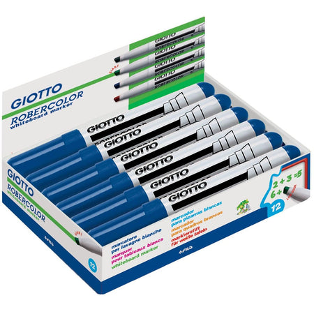 Giotto - Robercolor Whiteboardmarker Maxi, abgewinkelte Spitze, blau