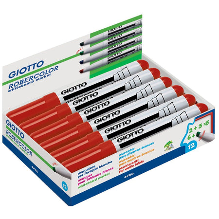 Giotto - Robercolor Whiteboardmarker Maxi, abgewinkelte Spitze, rot