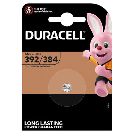 Duracell - Batterieknopfzelle 1x392/384 alkalisch Ø7,9mm 1,5V-45mAh