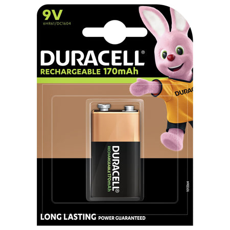 Duracell - Batterie wiederaufladbar 1x9Volt 170mAh Plus