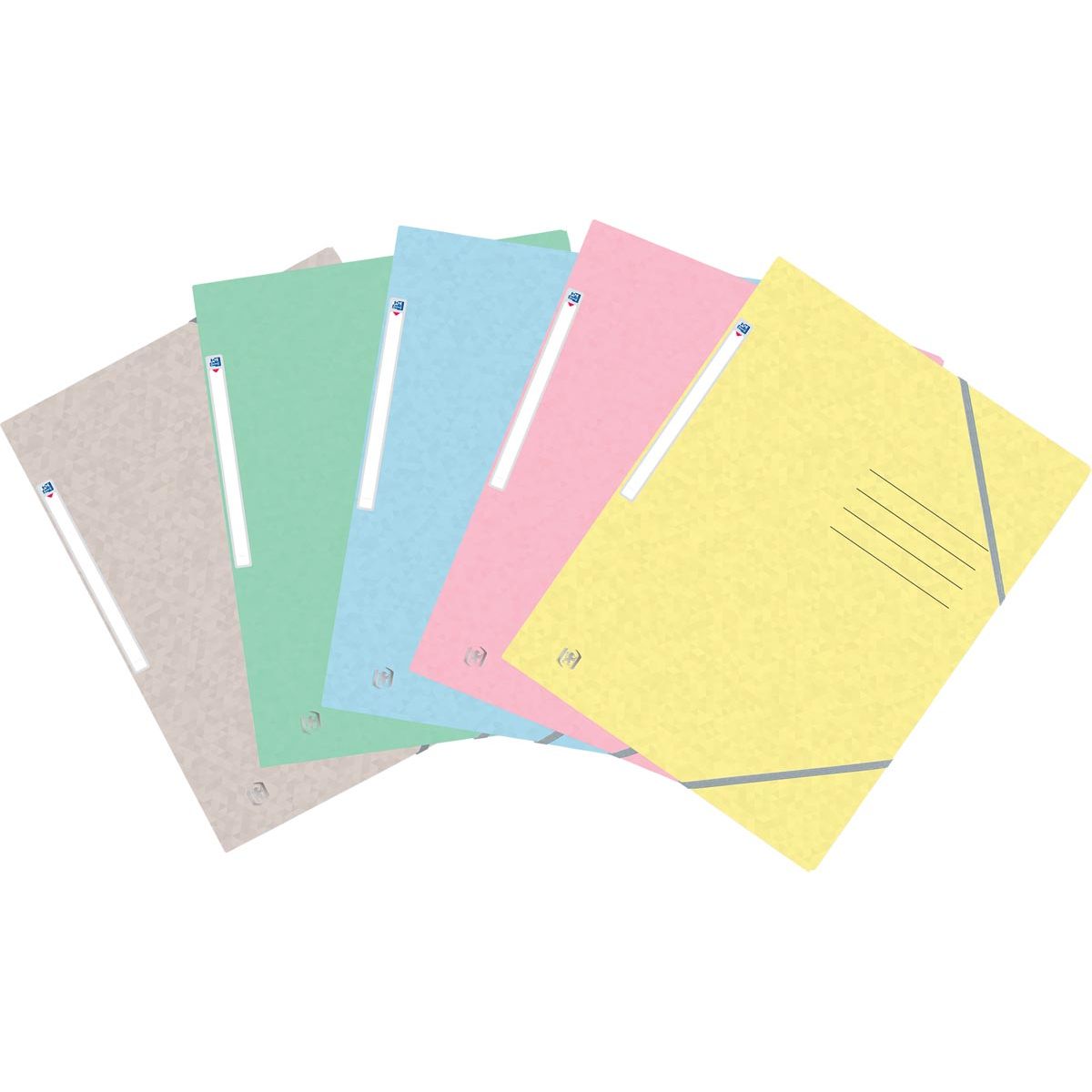 Oxford - Top File+ Elasto-Ordner, für ft A4, verschiedene Pastellfarben