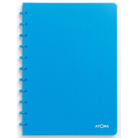 Atoma - Notizbuch A4 Diamant 5x5mm 144 Seiten 90gr PP transparent sortiert