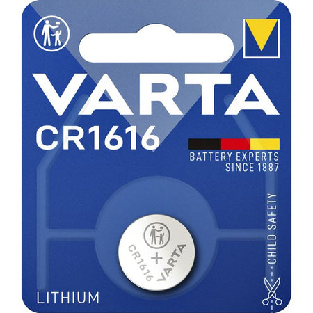 Varta - Batterie Knopfzelle CR1616 Lithium Blister à 1 Stück | 10 Stück