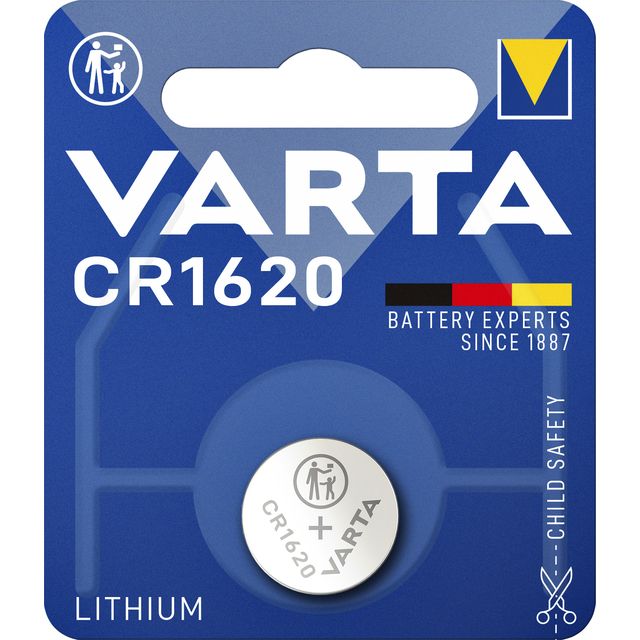 Varta - Batterie Knopfzelle CR1620 Lithium Blister à 1 Stück