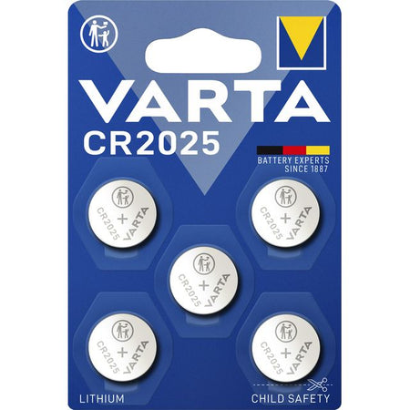 Varta - Batterie Knopfzelle CR2025 Lithium Blister à 5 Stück | 10 Stück