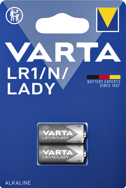 Batterie Varta LR1/N/Lady Alkaline Blister von 2Piece | 10 Stück