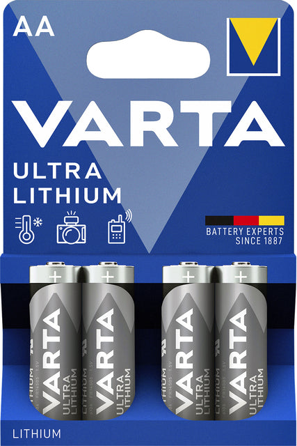 Batterie Varta Ultra Lithium 4xaa | 10 Stück