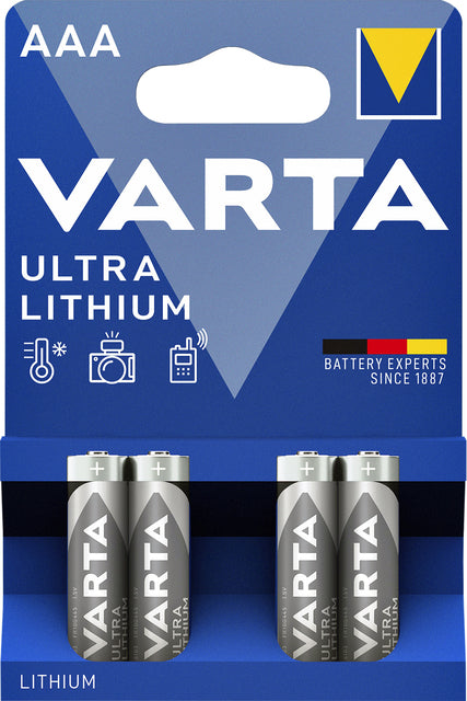 Batterie Varta Ultra Lithium 4xaaaa