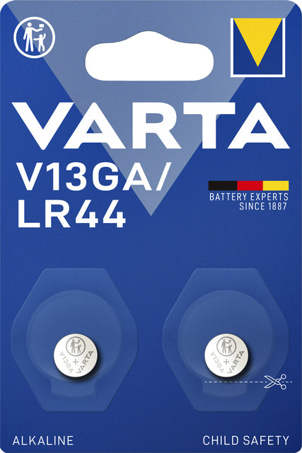 Batterie Varta -Knopfzelle V13GA Alkaline Blasen von 2 Piece