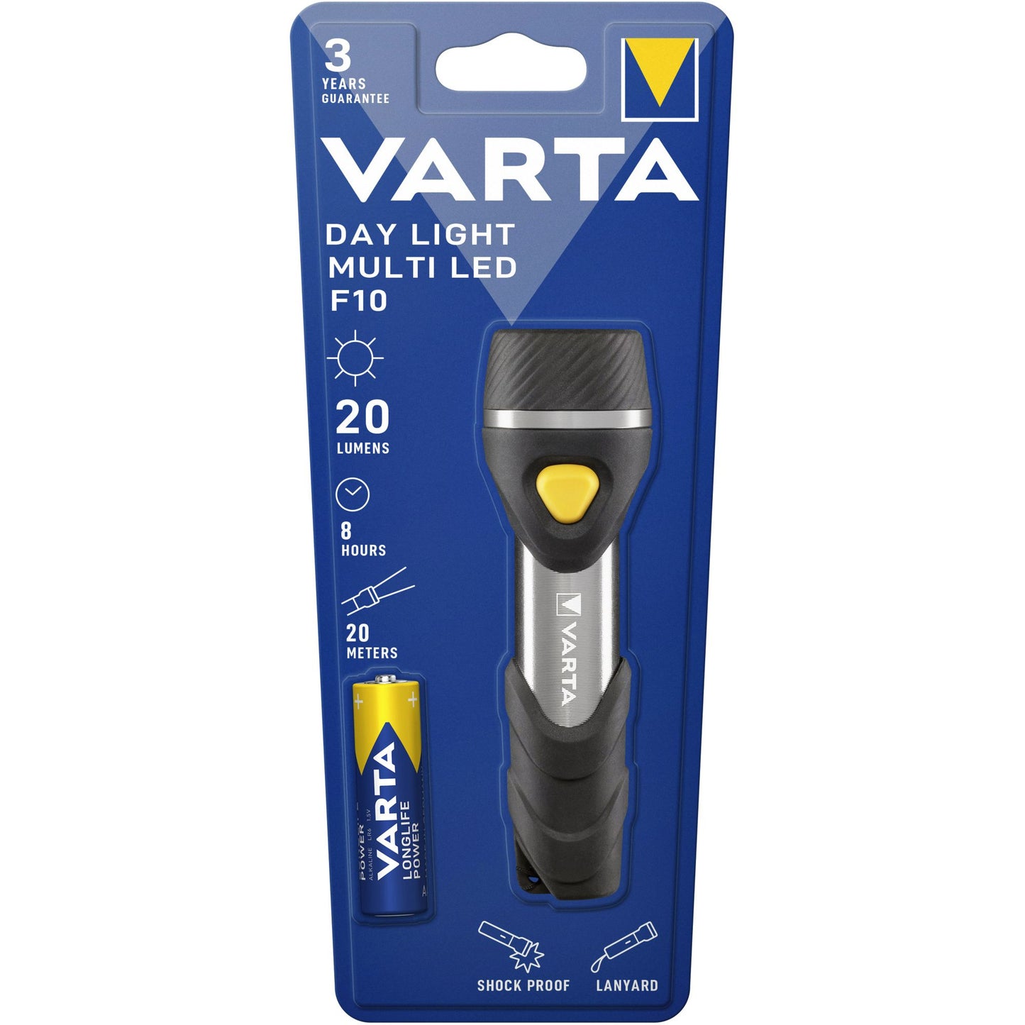 Varta - Taschenlampe Multi-LED-Tageslicht F10