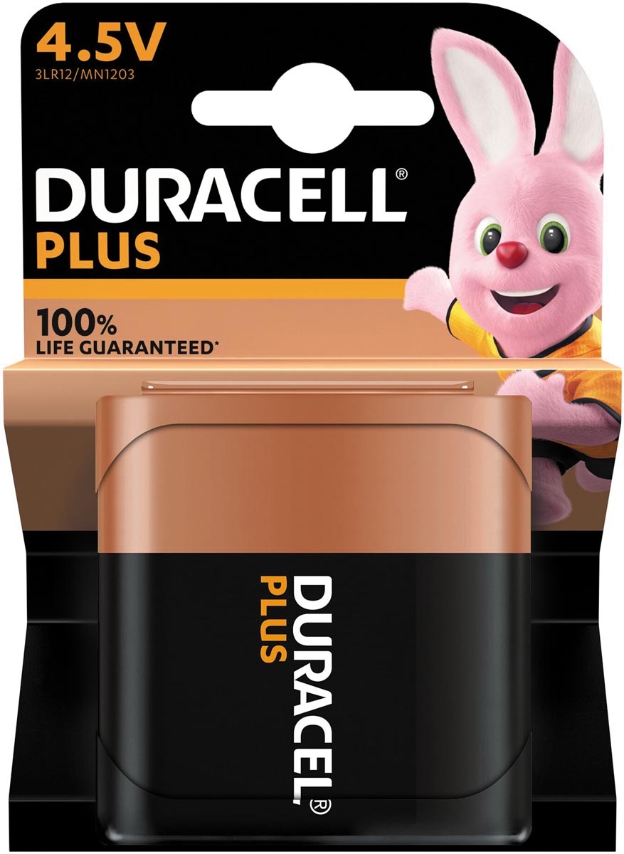 Duracell - Batterie Plus 100 % 4,5 V, im Blister
