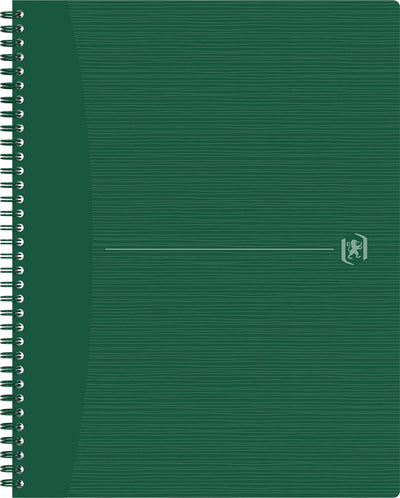 Oxford - Spiralblock Origin A4+ Linie 140 Seiten 80gr grün