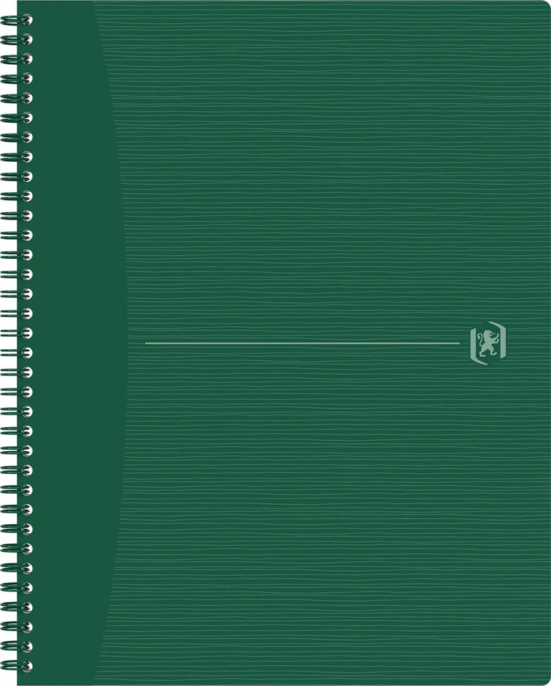 Oxford - Spiralblock Origin A4+ Linie 140 Seiten 80gr grün