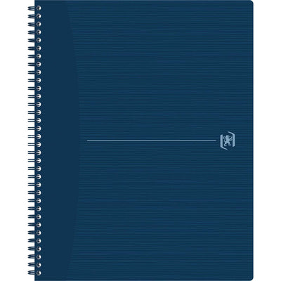 Oxford - Origin Spiralnotizbuch, ft A4+, 140 Seiten, kariert 5 mm, blau