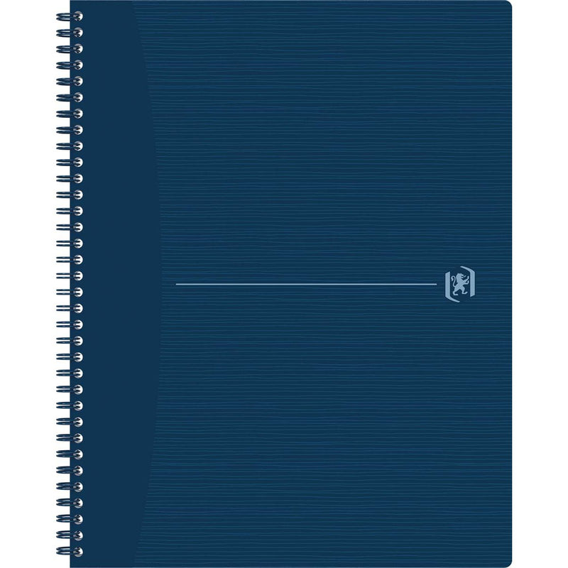 Oxford - Origin Spiralnotizbuch, ft A4+, 140 Seiten, kariert 5 mm, blau