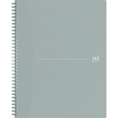 Oxford - Origin Spiralnotizbuch, ft A4+, 140 Seiten, kariert 5 mm, grau