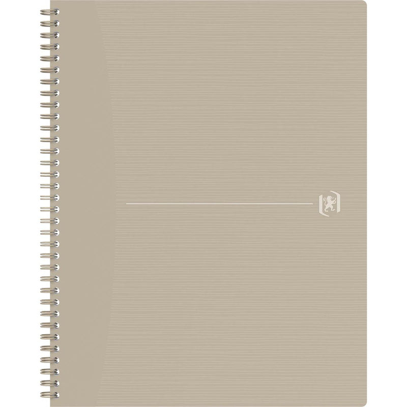 Oxford - Origin Spiralnotizbuch, ft A4+, 140 Seiten, kariert 5 mm, Sand