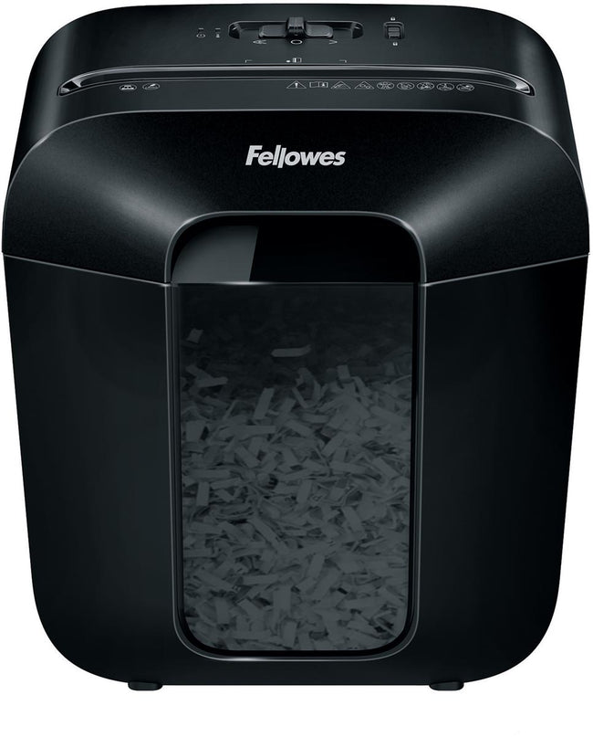 Fellowes - Aktenvernichter lx25 4x37mm schwarz