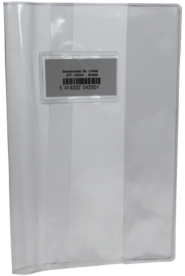 Bronyl – Notizbuchhülle ft 16,5 x 21 cm (Schrift), Kristall