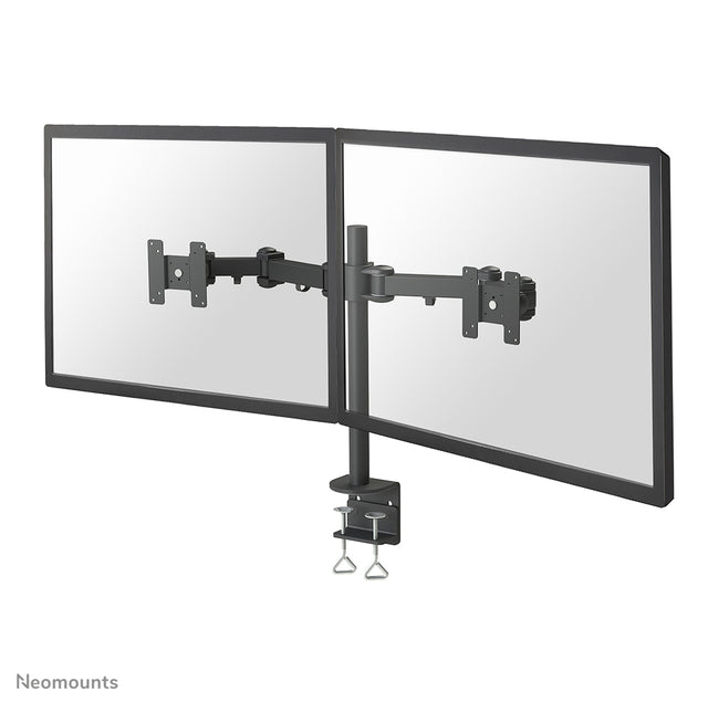 Neomounts - Monitorarm D960D 2x10-27 mit schwarzer Klemme