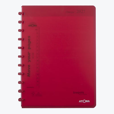 Atoma – Agenda, ft A4, weißes Papier, 128 Seiten, 1 Woche auf 2 Seiten, 2026
