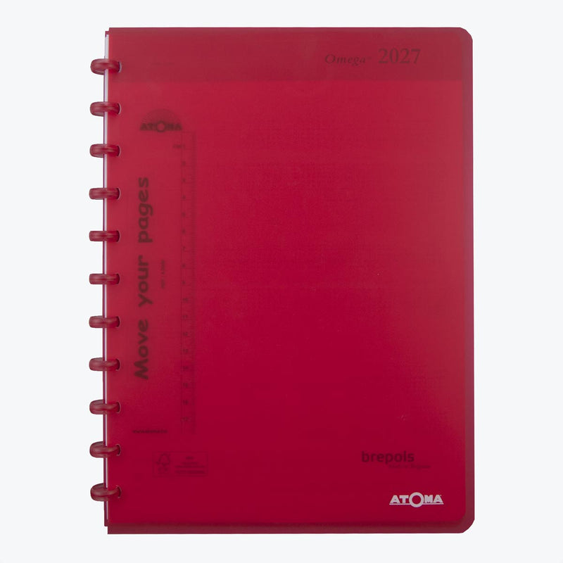 Atoma – Agenda, ft A4, weißes Papier, 128 Seiten, 1 Woche auf 2 Seiten, 2026